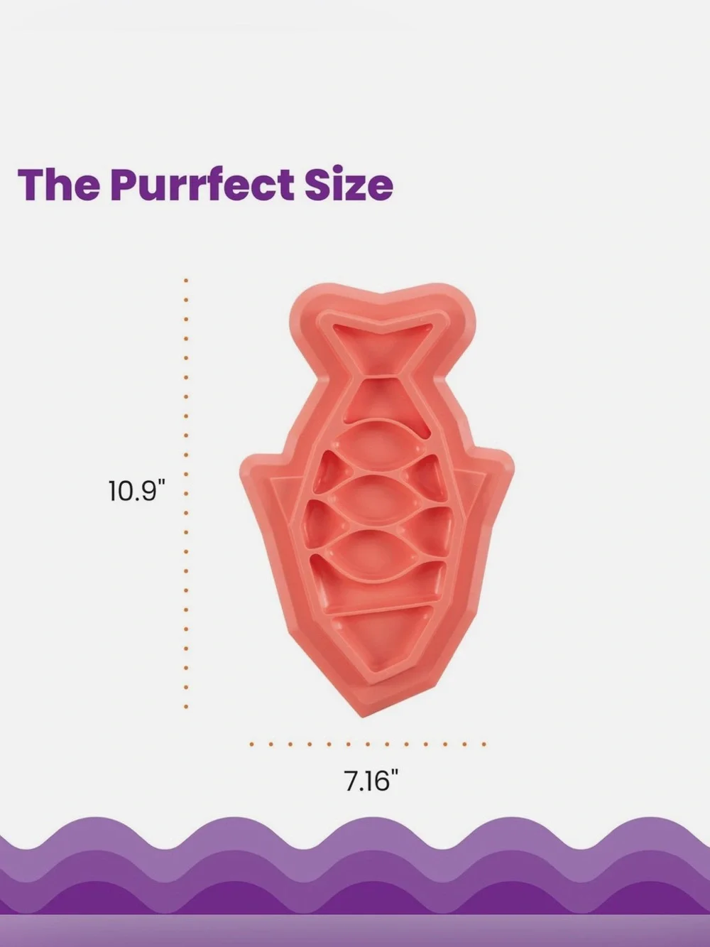 Coral Silicone Fish-Shaped Mold